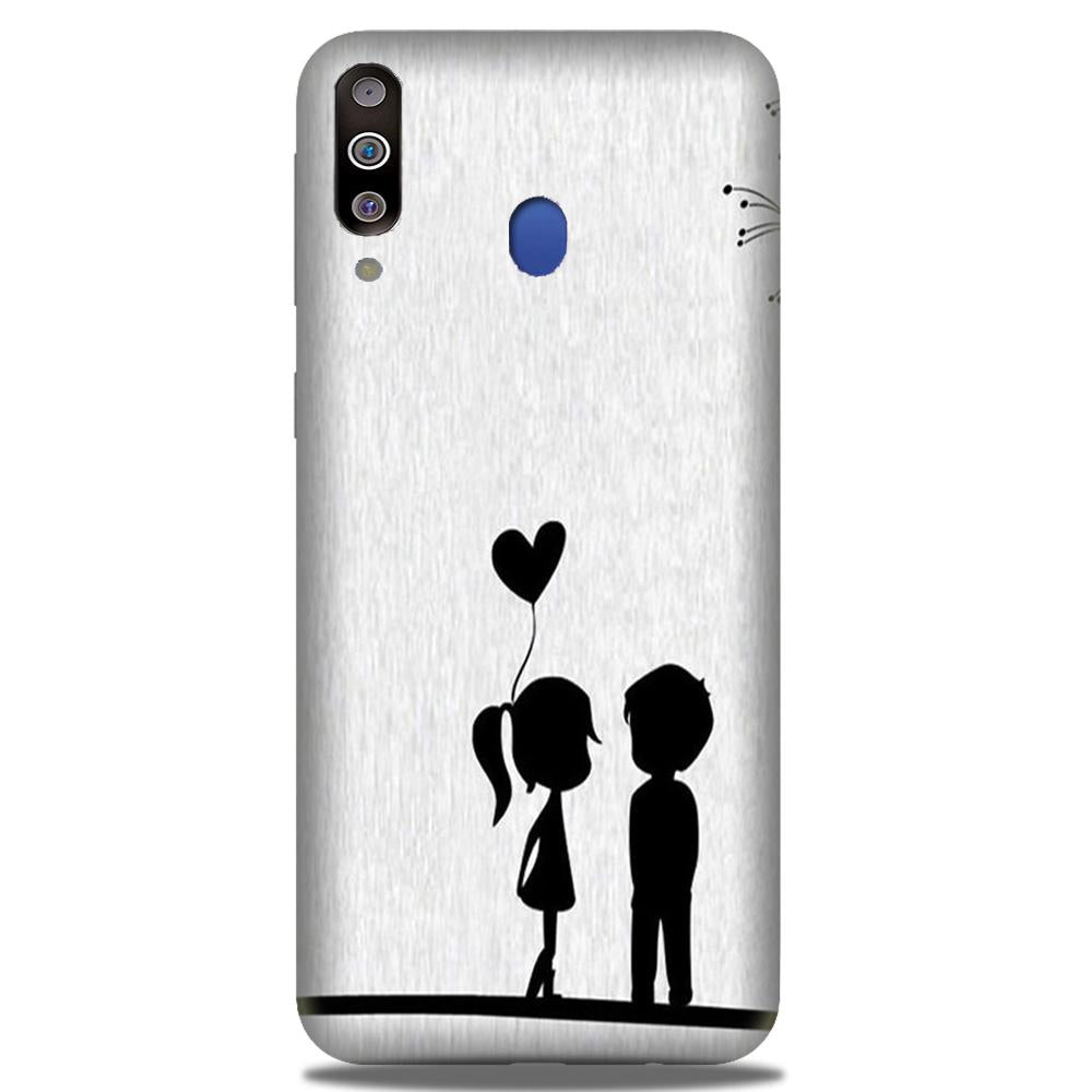 Cute Kid Couple Case for Samsung Galaxy A20s (Design No. 283)