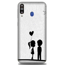 Cute Kid Couple Mobile Back Case for Samsung Galaxy A20s (Design - 283)