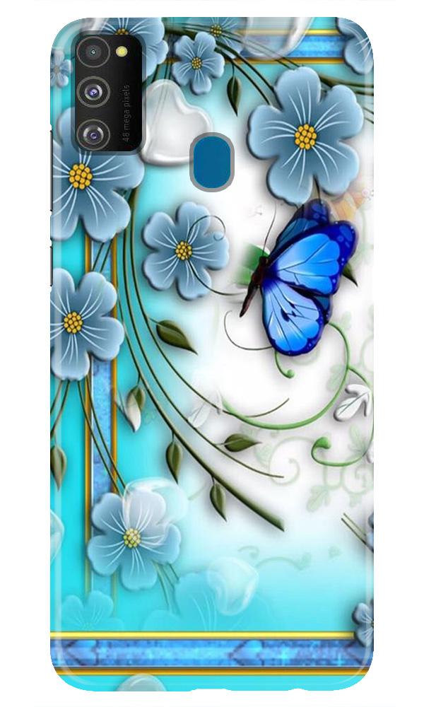 Blue Butterfly Case for Samsung Galaxy M30s