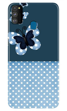 White dots Butterfly Case for Samsung Galaxy M30s