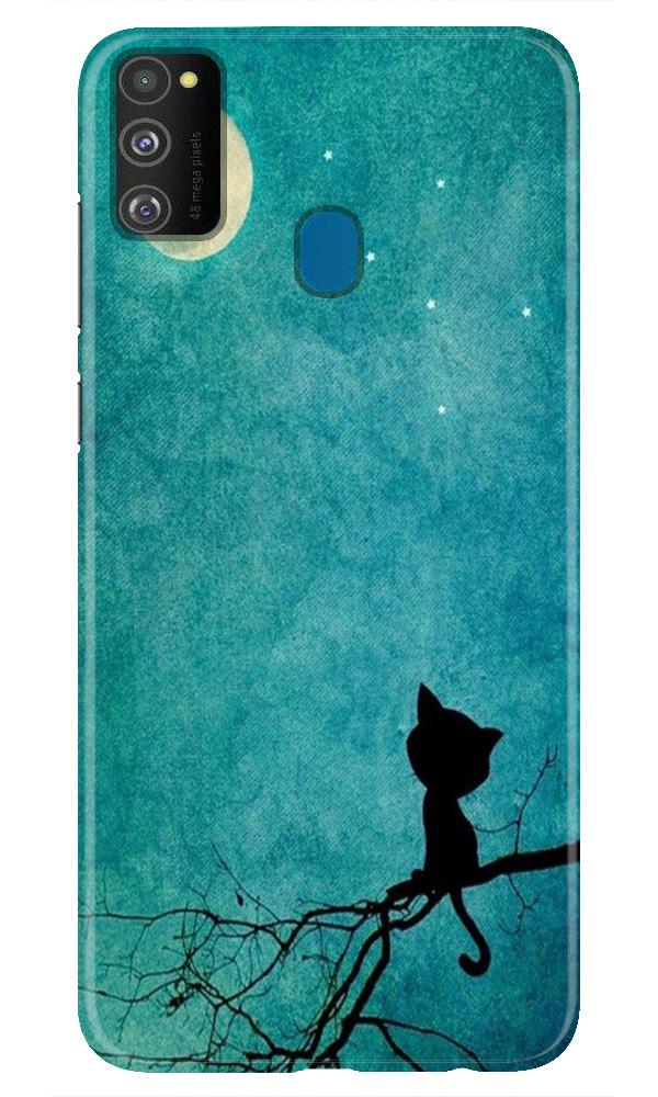 Moon cat Case for Samsung Galaxy M30s