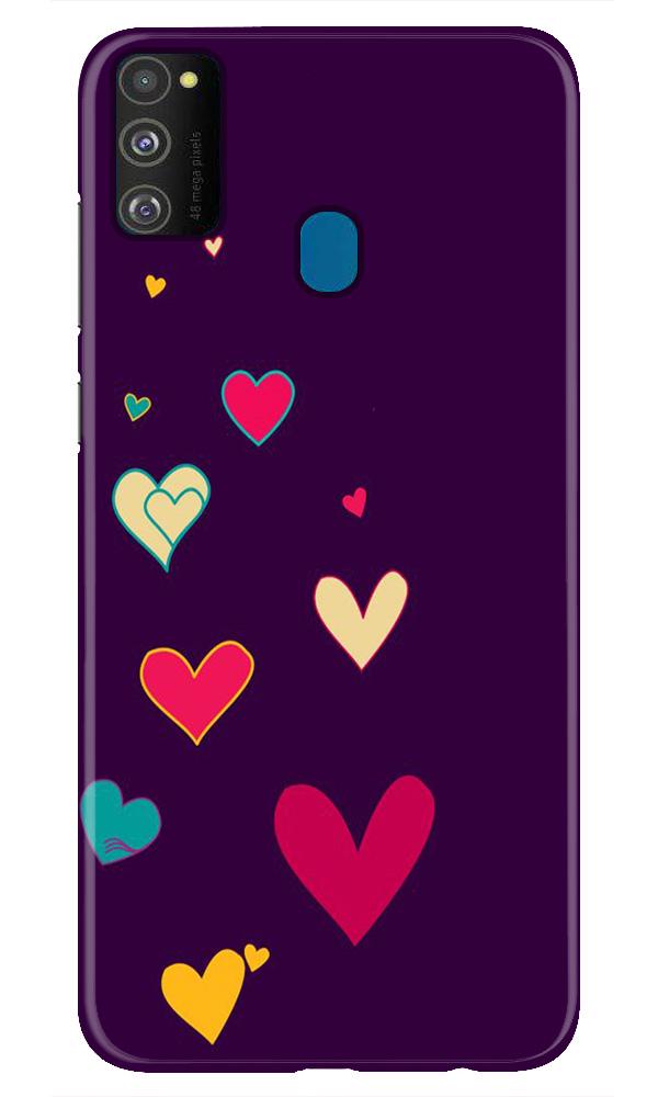 Purple Background Case for Samsung Galaxy M30s  (Design - 107)