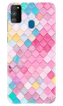 Pink Pattern Case for Samsung Galaxy M30s (Design No. 215)