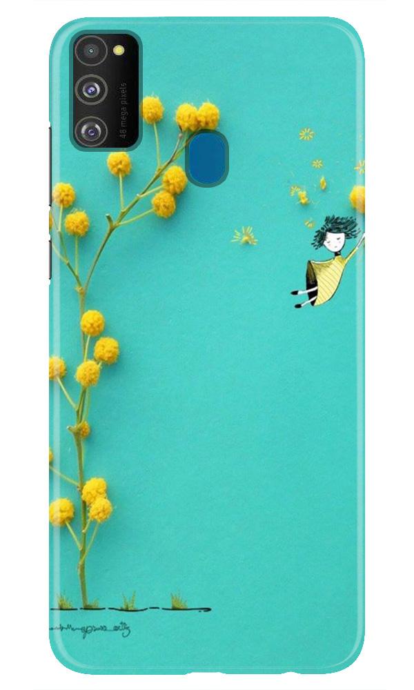 Flowers Girl Case for Samsung Galaxy M30s (Design No. 216)