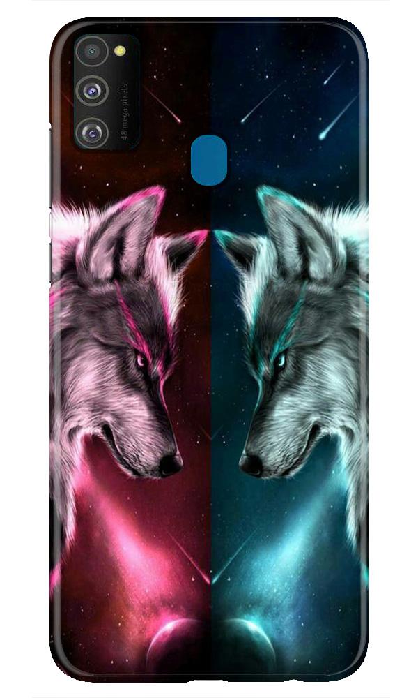 Wolf fight Case for Samsung Galaxy M30s (Design No. 221)