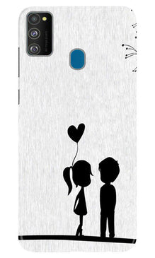 Cute Kid Couple Case for Samsung Galaxy M30s (Design No. 283)