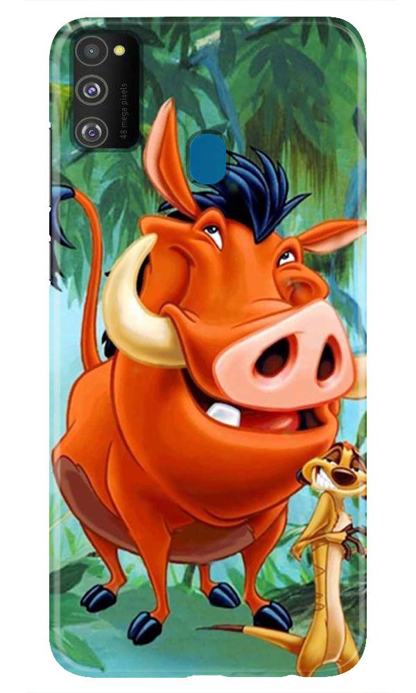 Timon and Pumbaa Mobile Back Case for Samsung Galaxy M30s(Design - 305)
