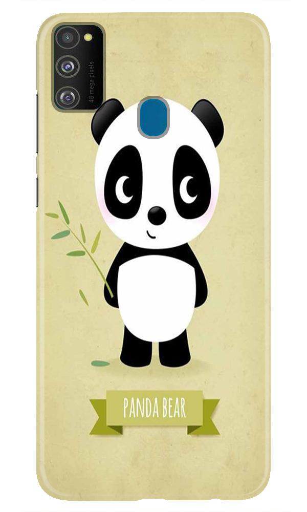 Panda Bear Mobile Back Case for Samsung Galaxy M30s  (Design - 317)