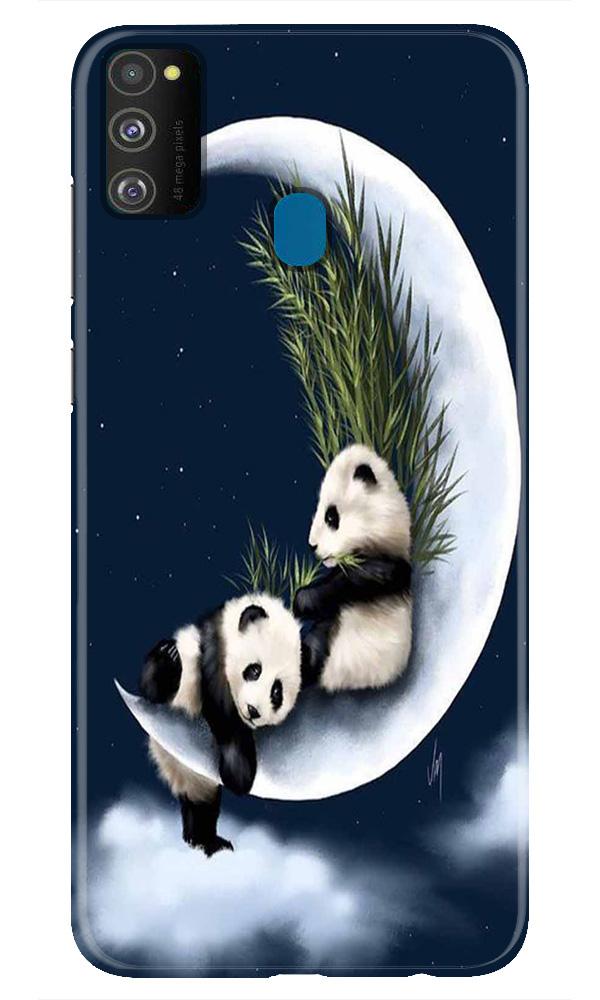 Panda Moon Mobile Back Case for Samsung Galaxy M30s  (Design - 318)