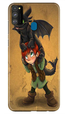 Dragon Mobile Back Case for Samsung Galaxy M30s(Design - 336)