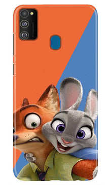 Cartoon Mobile Back Case for Samsung Galaxy M30s  (Design - 346)