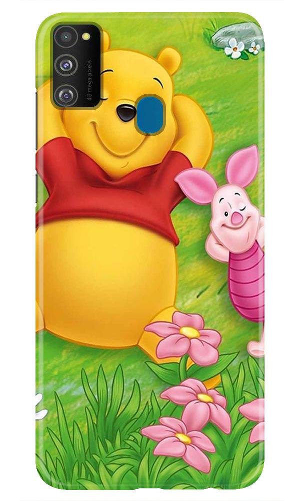 Winnie The Pooh Mobile Back Case for Samsung Galaxy M30s  (Design - 348)