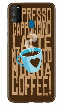 Love Coffee Mobile Back Case for Samsung Galaxy M30s  (Design - 351)