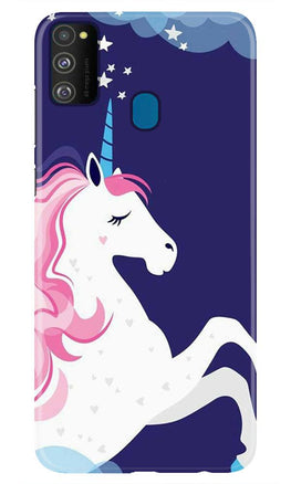 Unicorn Mobile Back Case for Samsung Galaxy M30s(Design - 365)