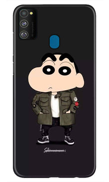 Shin Chan Mobile Back Case for Samsung Galaxy M30s  (Design - 391)