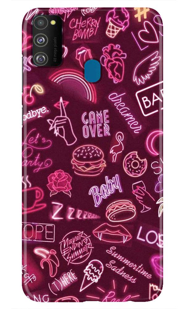 Party Theme Mobile Back Case for Samsung Galaxy M30s  (Design - 392)