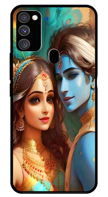 Lord Radha Krishna Metal Mobile Case for Samsung Galaxy M30s