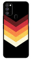 MultiColor Arrow Metal Mobile Case for Samsung Galaxy M21   (Design No -04)