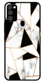 Marble Design2 Metal Mobile Case for Samsung Galaxy M21   (Design No -08)