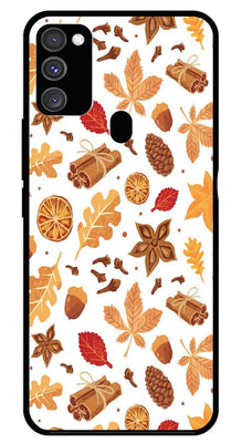 Autumn Leaf Metal Mobile Case for Samsung Galaxy M30s