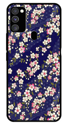 Flower Design Metal Mobile Case for Samsung Galaxy M30s