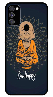 Be Happy Metal Mobile Case for Samsung Galaxy M30s