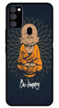 Be Happy Metal Mobile Case for Samsung Galaxy M21   (Design No -27)