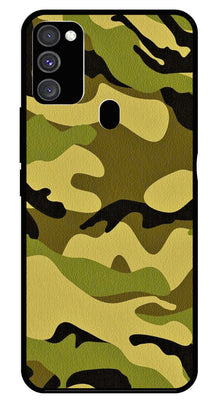 Army Pattern Metal Mobile Case for Samsung Galaxy M30s