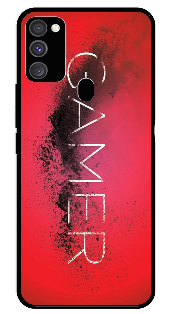 Gamer Pattern Metal Mobile Case for Samsung Galaxy M30s   (Design No -41)