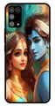Lord Radha Krishna Metal Mobile Case for Samsung Galaxy M31   (Design No -01)