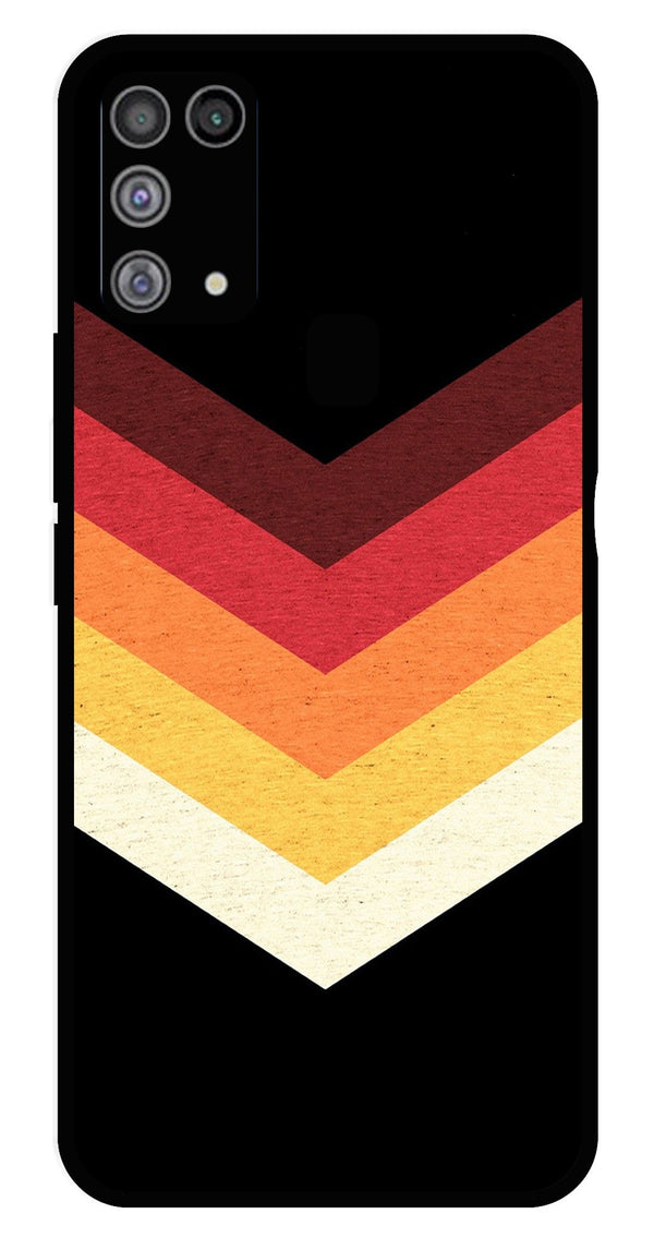 MultiColor Arrow Metal Mobile Case for Samsung Galaxy M31   (Design No -04)