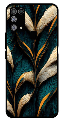 Feathers Metal Mobile Case for Samsung Galaxy M31