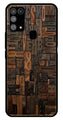 Alphabets Metal Mobile Case for Samsung Galaxy M31   (Design No -32)