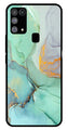 Marble Design Metal Mobile Case for Samsung Galaxy M31   (Design No -46)