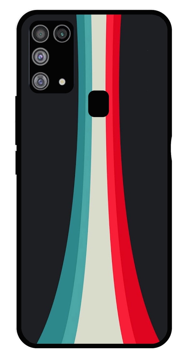 Modern Art Colorful Metal Mobile Case for Samsung Galaxy M31   (Design No -48)