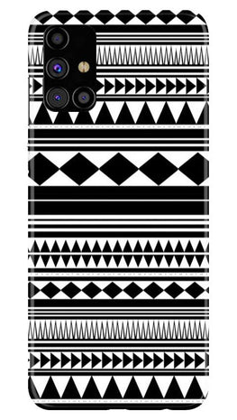 Black white Pattern Case for Samsung Galaxy M31s