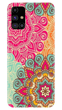 Rangoli art Mobile Back Case for Samsung Galaxy M31s (Design - 6)
