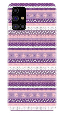 Zigzag line pattern3 Mobile Back Case for Samsung Galaxy M31s (Design - 11)