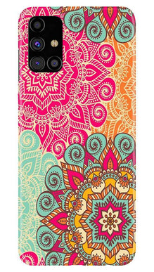 Rangoli art2 Mobile Back Case for Samsung Galaxy M51 (Design - 29)