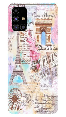Paris Eiftel Tower Mobile Back Case for Samsung Galaxy M51 (Design - 54)