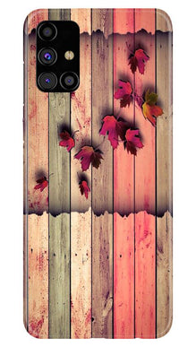 Wooden look2 Mobile Back Case for Samsung Galaxy M31s (Design - 56)