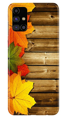 Wooden look3 Mobile Back Case for Samsung Galaxy M31s (Design - 61)