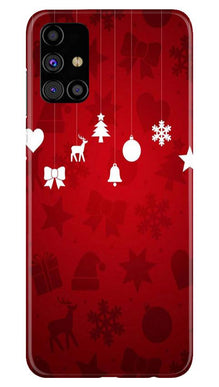 Christmas Mobile Back Case for Samsung Galaxy M31s (Design - 78)