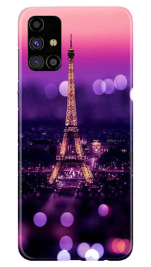 Eiffel Tower Mobile Back Case for Samsung Galaxy M31s (Design - 86)