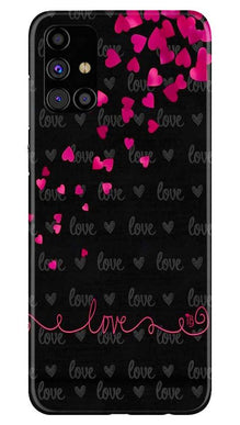 Love in Air Mobile Back Case for Samsung Galaxy M31s (Design - 89)