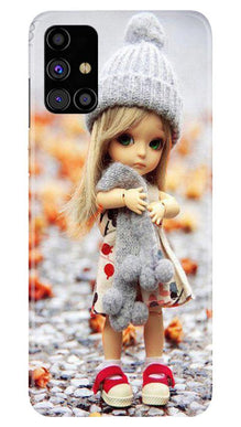 Cute Doll Mobile Back Case for Samsung Galaxy M31s (Design - 93)
