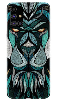 Lion Mobile Back Case for Samsung Galaxy M51 (Design - 97)