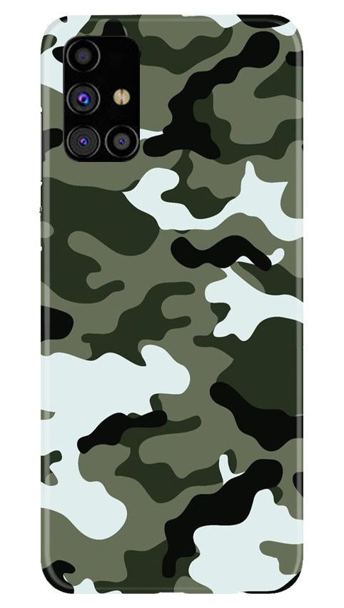 Army Camouflage Case for Samsung Galaxy M31s  (Design - 108)