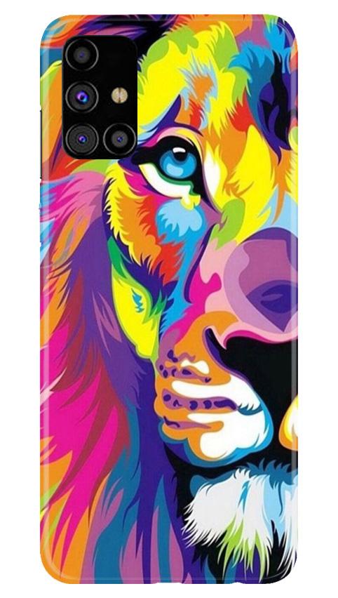Colorful Lion Case for Samsung Galaxy M31s(Design - 110)