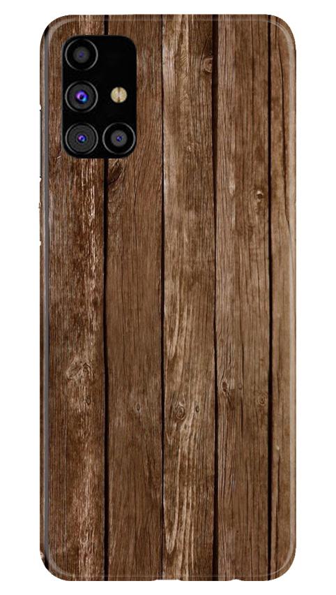 Wooden Look Case for Samsung Galaxy M31s(Design - 112)